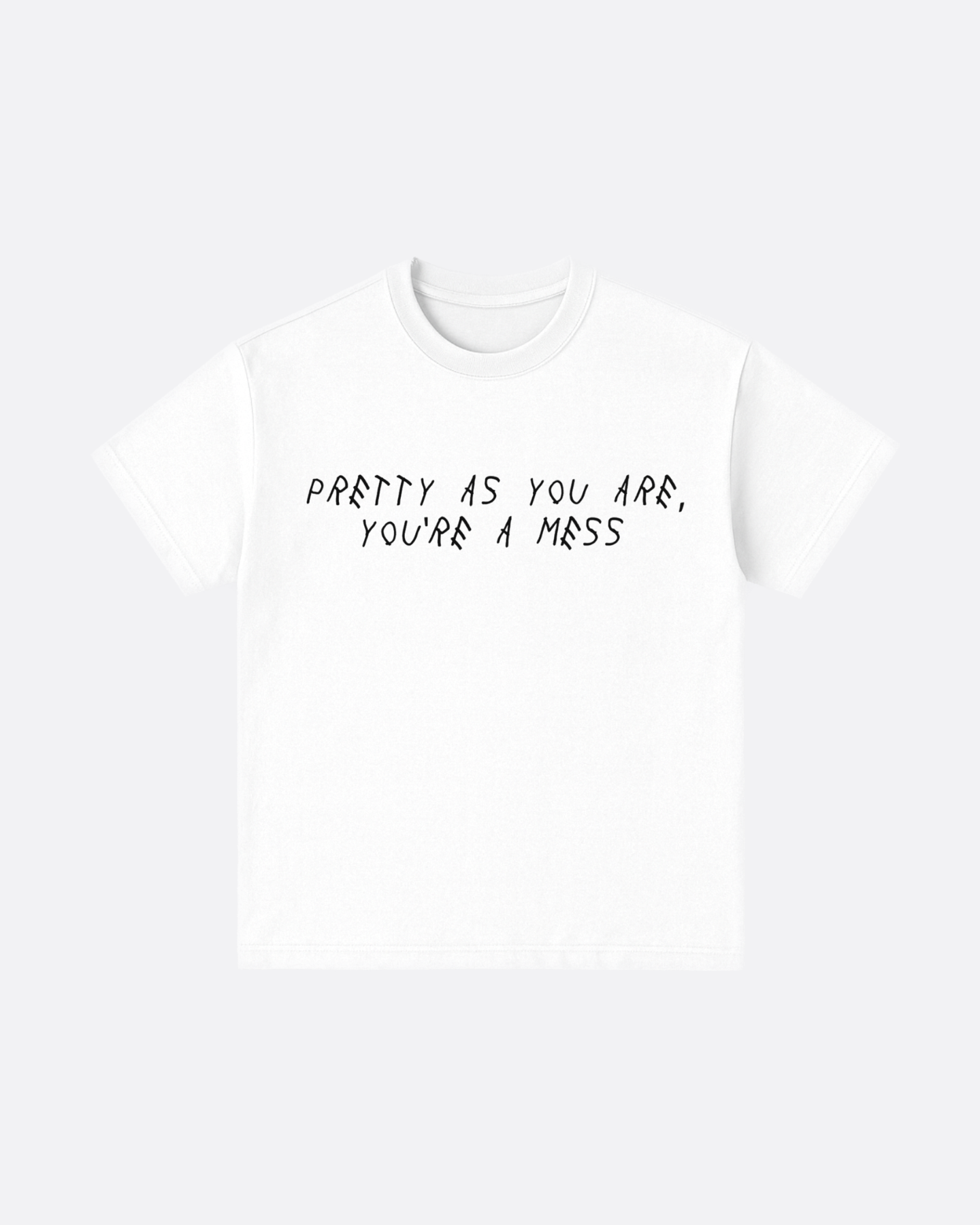 NEGLIGENT WHITE TEE