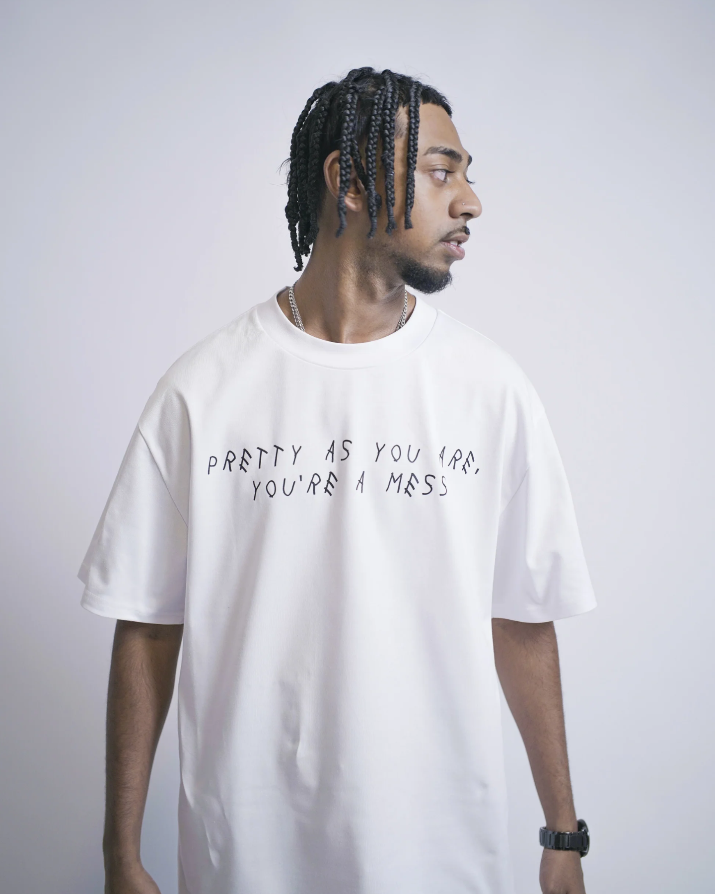 NEGLIGENT WHITE TEE
